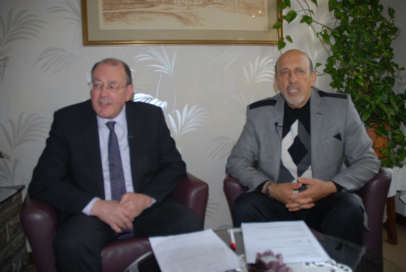 Faymonville-Waimes Belediye Baskani Albert MATHONET -ilhan Karacay ile