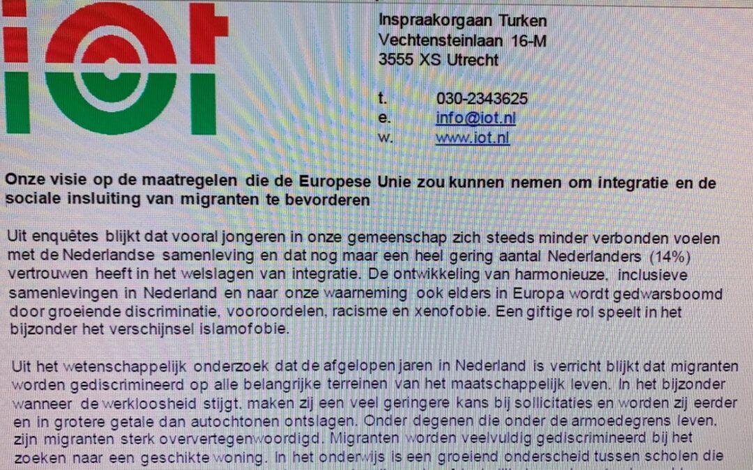 İŞTE O MEKTUP!  Türkler İçin Danışma Kurulu’ndan Avrupa Birliği’ne zehir zembelek mektup