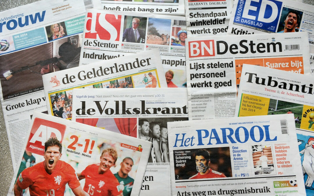 HOLLANDA’DA TÜRKİYE’DEKİNDEN DAHA ÇOK GAZETE SATILIYOR AMA, TİRAJLAR YARI YARIYA DÜŞTÜ