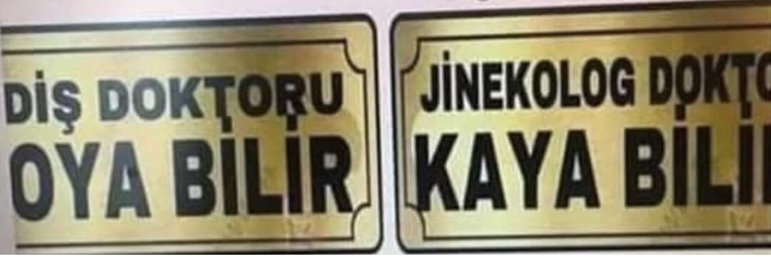 PAZAR NEŞENİZ BENDEN OLSUN…  Diş doktoru OYA BİLİR oyarmış, Jinekolog KAYA BİLİR kayarmış!