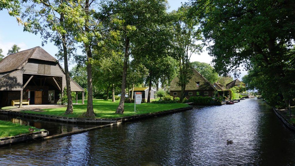 hollanda giethoorn köyü