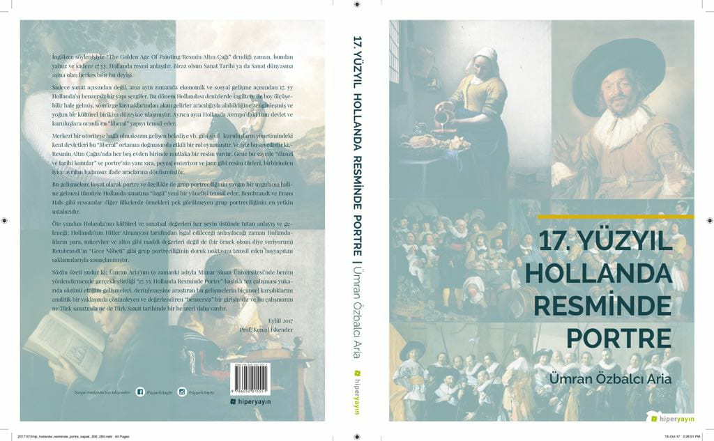 SANAT (RESİM) SEVENLER İÇİN  ÜMRAN ÖZBALCI ARİA’DAN, HOLLANDA RESSAMLARINI TANITAN MUHTEŞEM BİR KİTAP TANITIMI