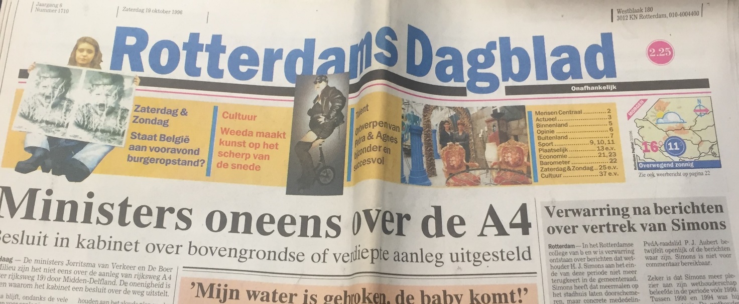 Afbeelding met tekst, krant Automatisch gegenereerde beschrijving