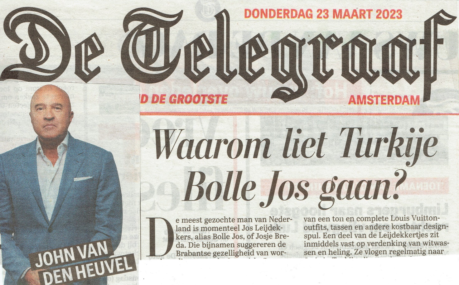 Afbeelding met tekst, krant Automatisch gegenereerde beschrijving
