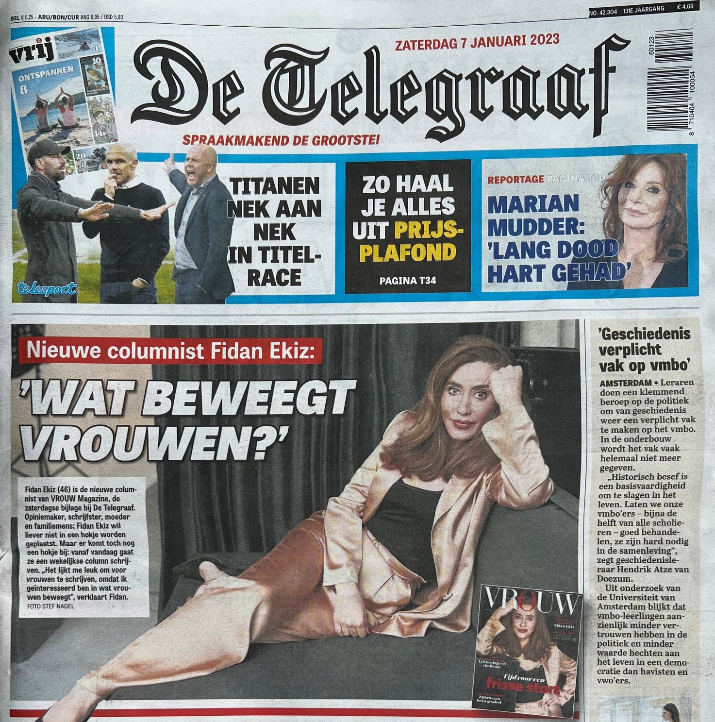 Afbeelding met tekst, krant Automatisch gegenereerde beschrijving