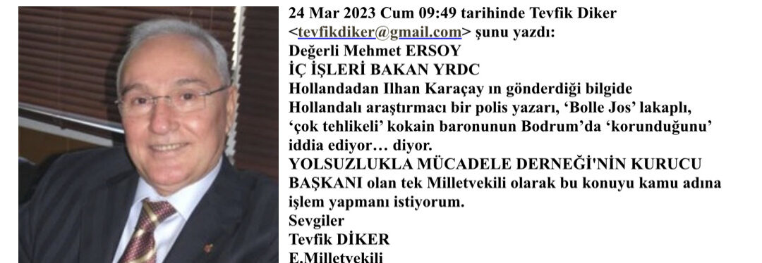DE TELEGRAAF’IN REZİL YAYININA, 600 PARLAMENTER DEĞİL, EMEKLİ BİR MİLLETVEKİLİ DUYARLILIK GÖSTERDİ