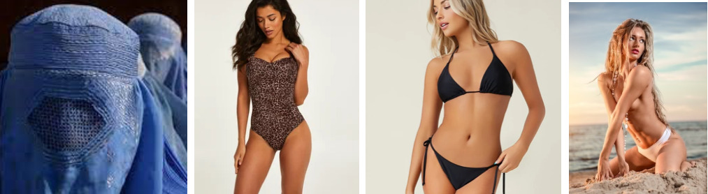 Afbeelding met kleding, badkleding, model, Ondergoed Automatisch gegenereerde beschrijving
