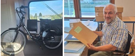 Afbeelding met tekst, persoon, person, wiel Automatisch gegenereerde beschrijving