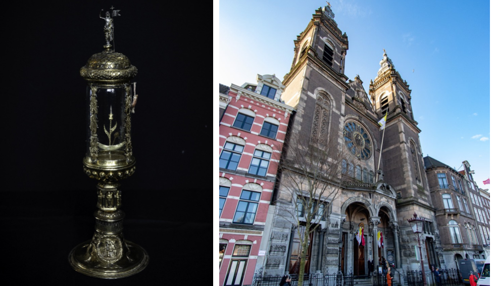 Afbeelding met hemel, buitenshuis, stad, kerk Door AI gegenereerde inhoud is mogelijk onjuist.
