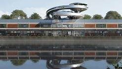 Afbeelding met buitenshuis, reflectie, water, meer Door AI gegenereerde inhoud is mogelijk onjuist.