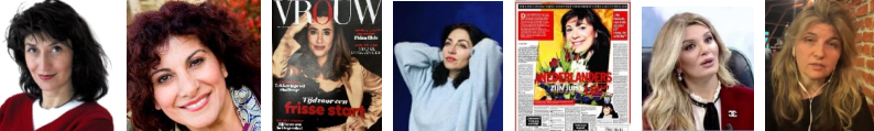 Afbeelding met Menselijk gezicht, collage, vrouw, Fotomontage Door AI gegenereerde inhoud is mogelijk onjuist.