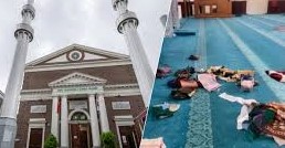 Afbeelding met gebouw, buitenshuis, gebedsplaats, mensen Door AI gegenereerde inhoud is mogelijk onjuist.