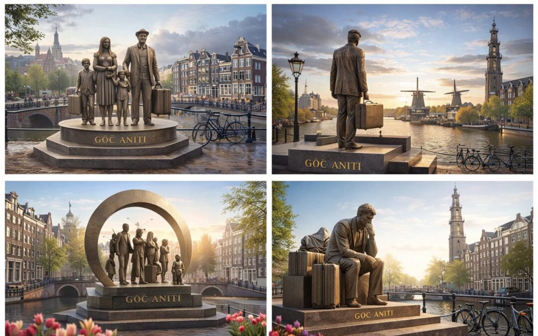 İSTANBUL KADIKÖY, KARAMAN VE ROTTERDAM’DAN SONRA ŞİMDİ DE AMSTERDAM’A GÖÇ ANITI.