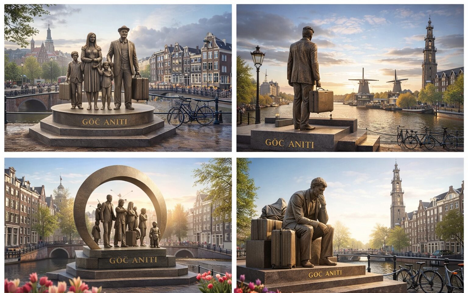 Afbeelding met buitenshuis, gebouw, standbeeld, beeldhouwwerk Door AI gegenereerde inhoud is mogelijk onjuist.