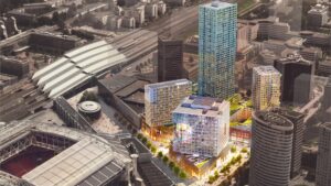 Afbeelding met Metropoolregio, gebouw, Metropool, Stedelijk gebied Door AI gegenereerde inhoud is mogelijk onjuist.