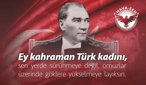 8 Mart Kadınlar Günü Kutlama Mesajı - 8 Mart 2021 - Hava-Sen