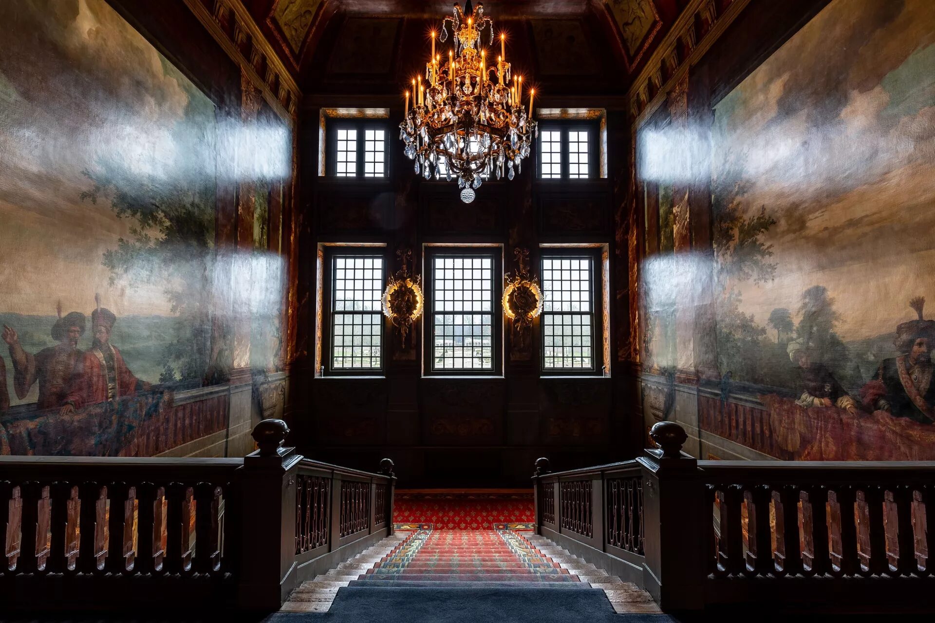 Afbeelding met overdekt, muur, interieurontwerp, kamer Door AI gegenereerde inhoud is mogelijk onjuist.