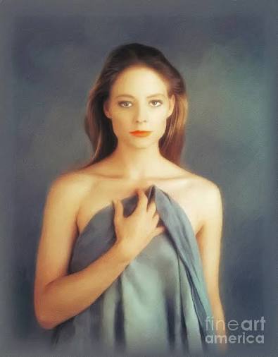 Jodie Foster, Actress #1 Painting by Esoterica Art Agency - Fine Art America